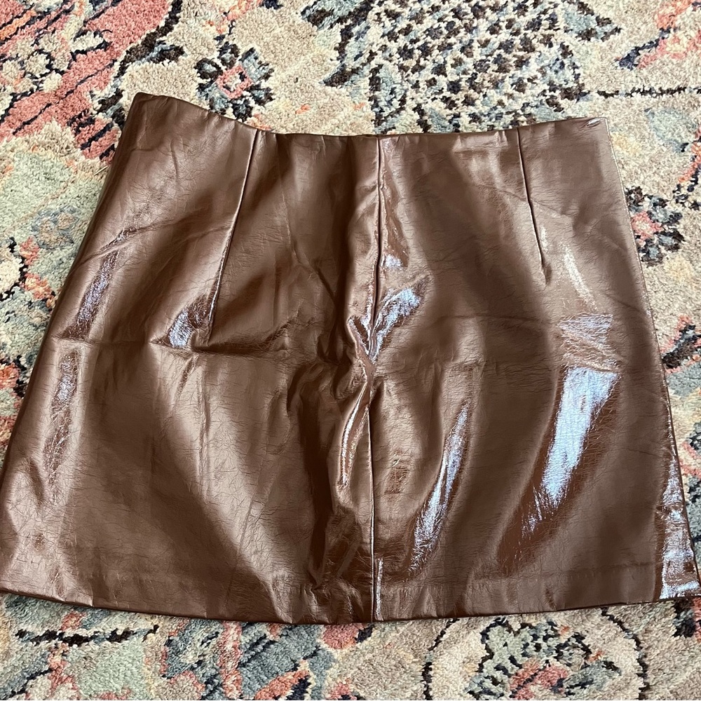 Abercrombie and Fitch leather skirt